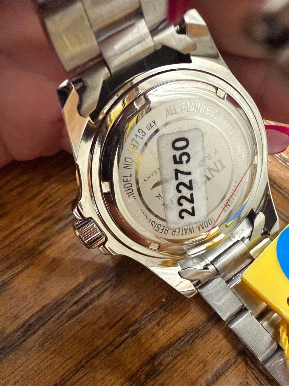 Invicta ProDiver Silver Watch with Red